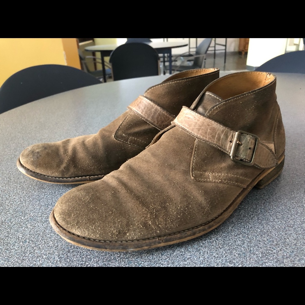 Allsaints desert boot shoes 42 uk8 sand